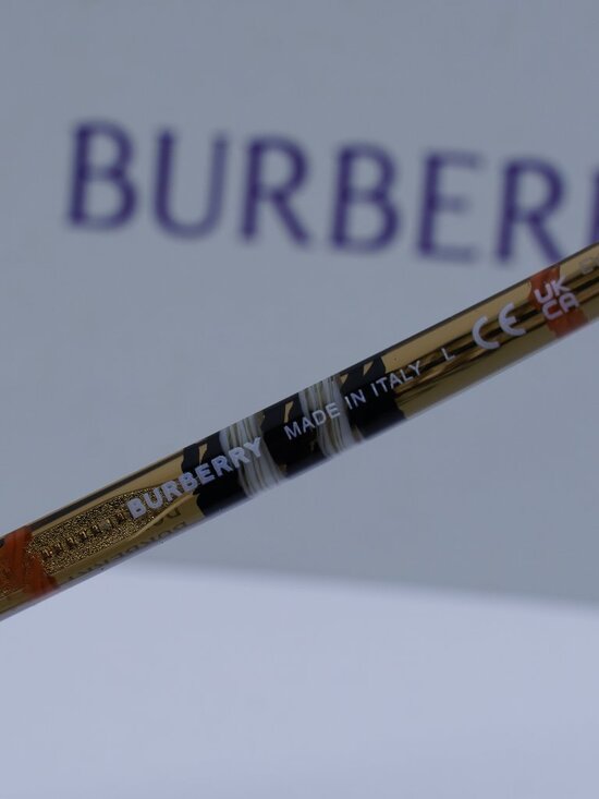 Burberry BE4464D 416187 Cat Eye Sunglasses - Black / Dark Grey main image 4
